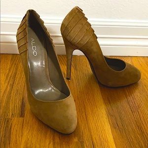 Brand New Tan Aldo High Heels